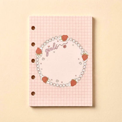 Pocket-Sized (M5) 5-Hole Refill Sheets | Yammy Oishii Days Series