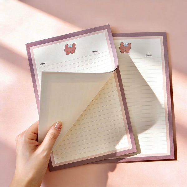 Notepads | High Quality Fluffy Puppy and Friends Collection  | Extra Large-B5