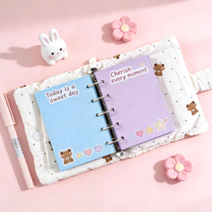 Pocket-Sized (M5) 5-Hole Refill Sheets | Thickened Paper | Essential Color Planner Inserts