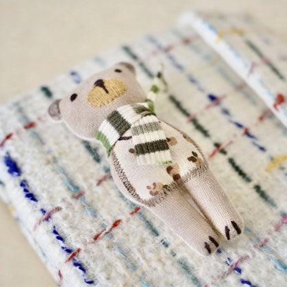A5 Refillable Notebook | Fabric Cover | Korean-Style Chic Tweed Journal Book