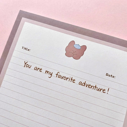 Notepads | High Quality Fluffy Puppy and Friends Collection  | Extra Large-B5