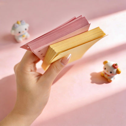 Pocket-Sized (M5) 5-Hole Refill Sheets | Thickened Paper | Essential Color Planner Inserts
