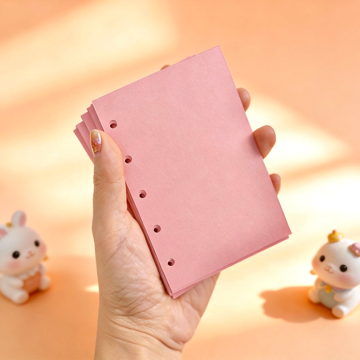 Pocket-Sized (M5) 5-Hole Refill Sheets | Thickened Paper | Essential Color Planner Inserts