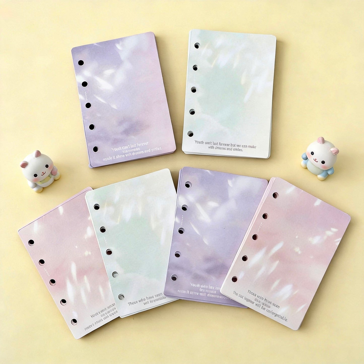 Pocket-Sized (M5) 5-Hole Refill Sheets | Luminous Light Series
