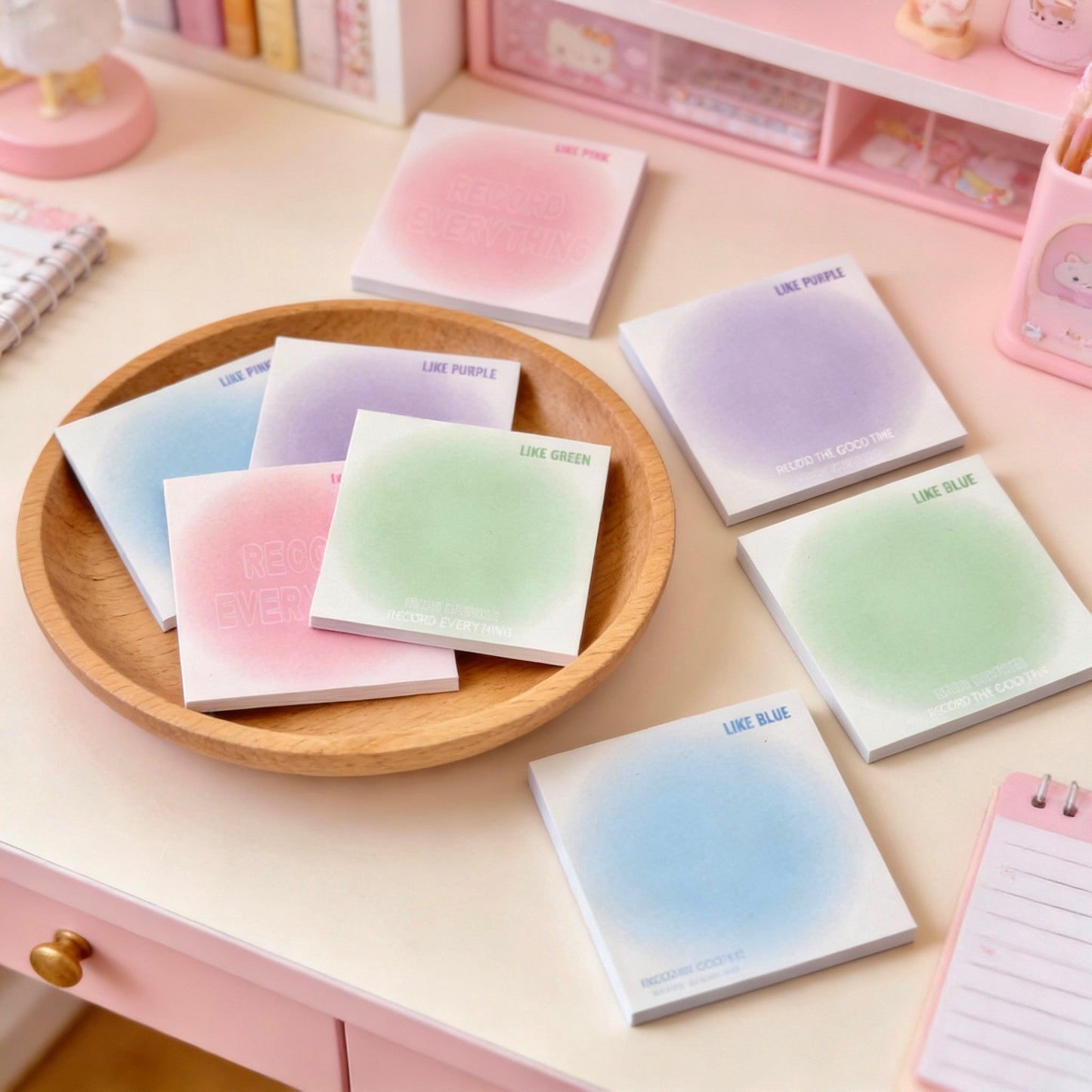Memo Pads | Macaron Gradient Series