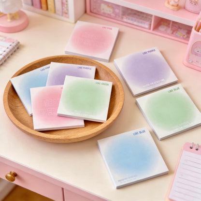 Memo Pads | Macaron Gradient Series