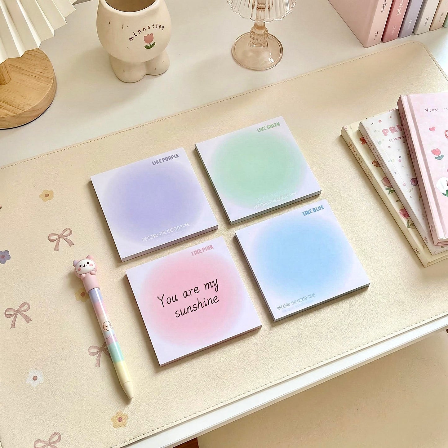 Memo Pads | Macaron Gradient Series