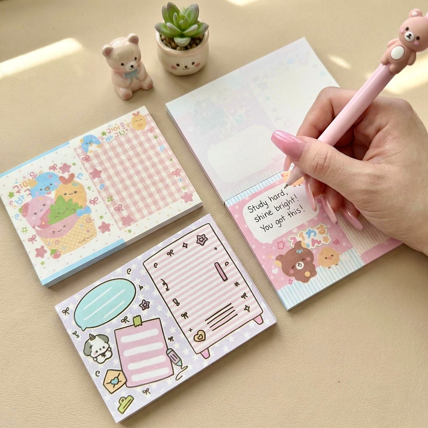 Memo Pads | Japanese-Style Horizontal Cuteness Series