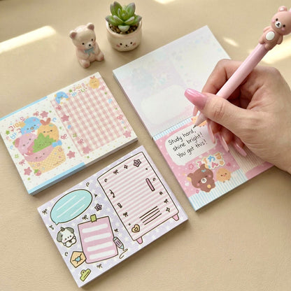 Memo Pads | Japanese-Style Horizontal Cuteness Series