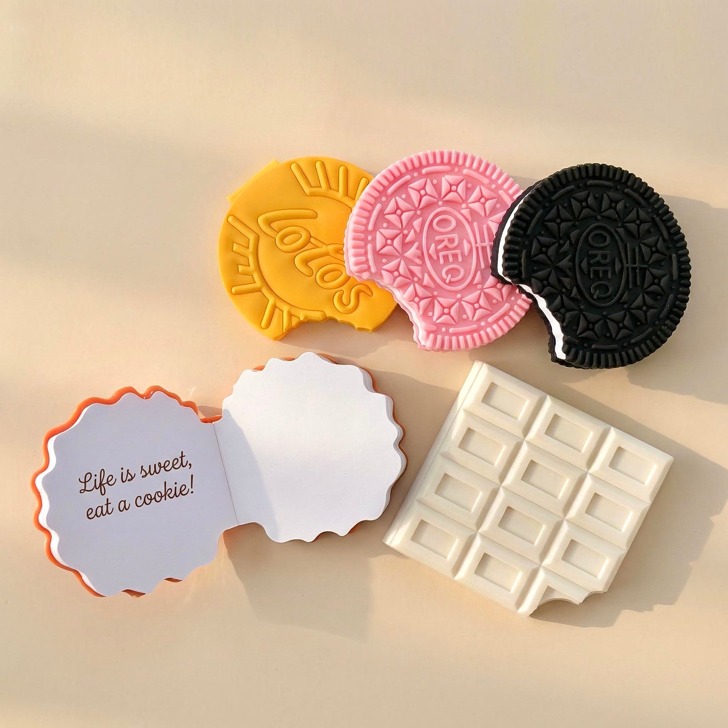 Memo Pad | Chocolate & Cookie Bite - Mini Notepad | With Chocolate Scent!