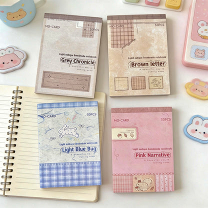 Memo Pads | Note Pads |  Vintage Charm - 5 Designs Per Pad