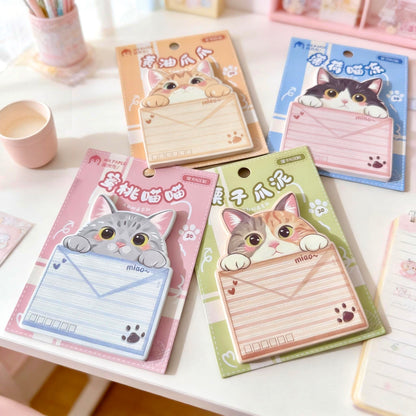 Kitty Post Office Sticky Notes