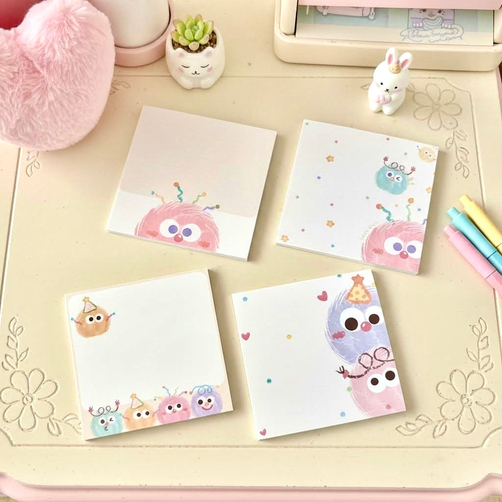 Memo Pads | The Fluffy Pom-Pom Collection