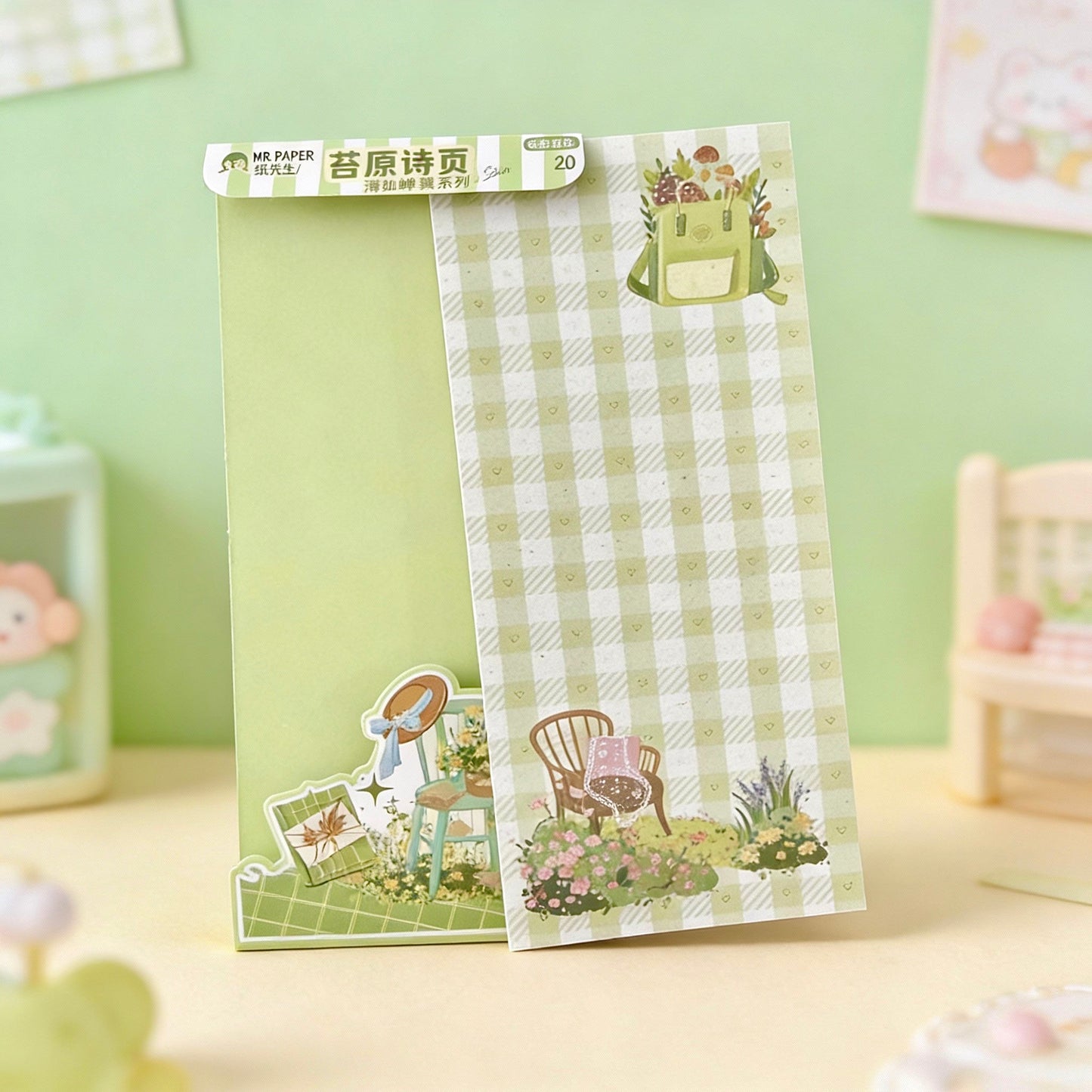 Duo Memo Pad Set  - The Summer Corners Series | Long