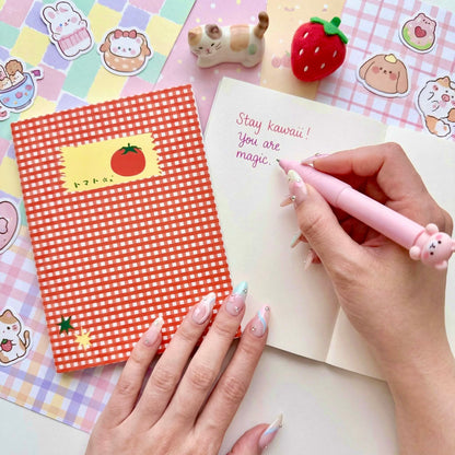A6 | Mini Tomato Check Notebook
