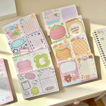 Memo Pads | Japanese-Style Horizontal Cuteness Series