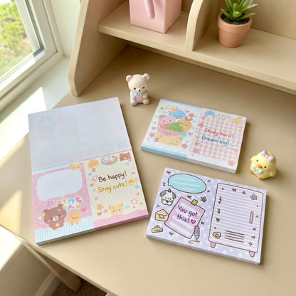 Memo Pads | Japanese-Style Horizontal Cuteness Series