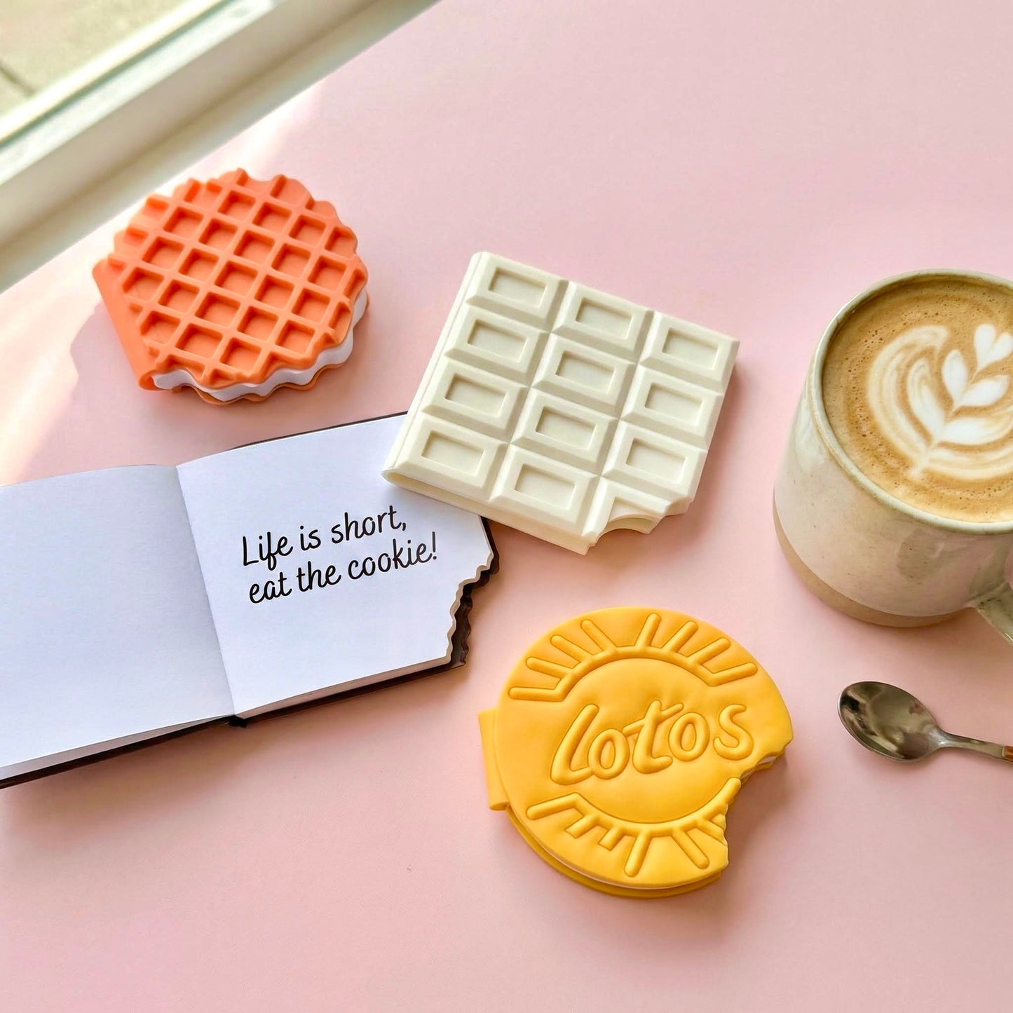 Memo Pad | Chocolate & Cookie Bite - Mini Notepad | With Chocolate Scent!