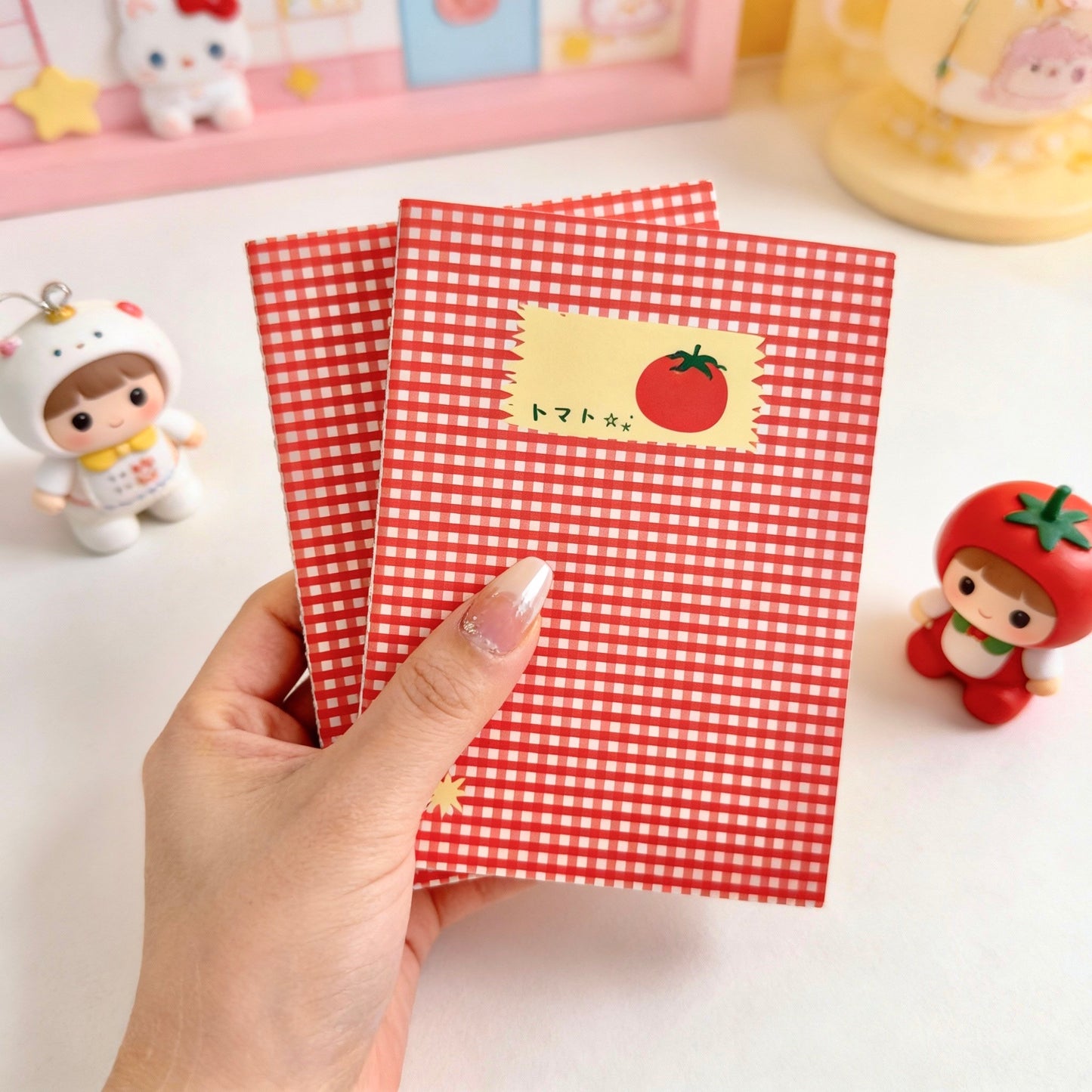 A6 | Mini Tomato Check Notebook