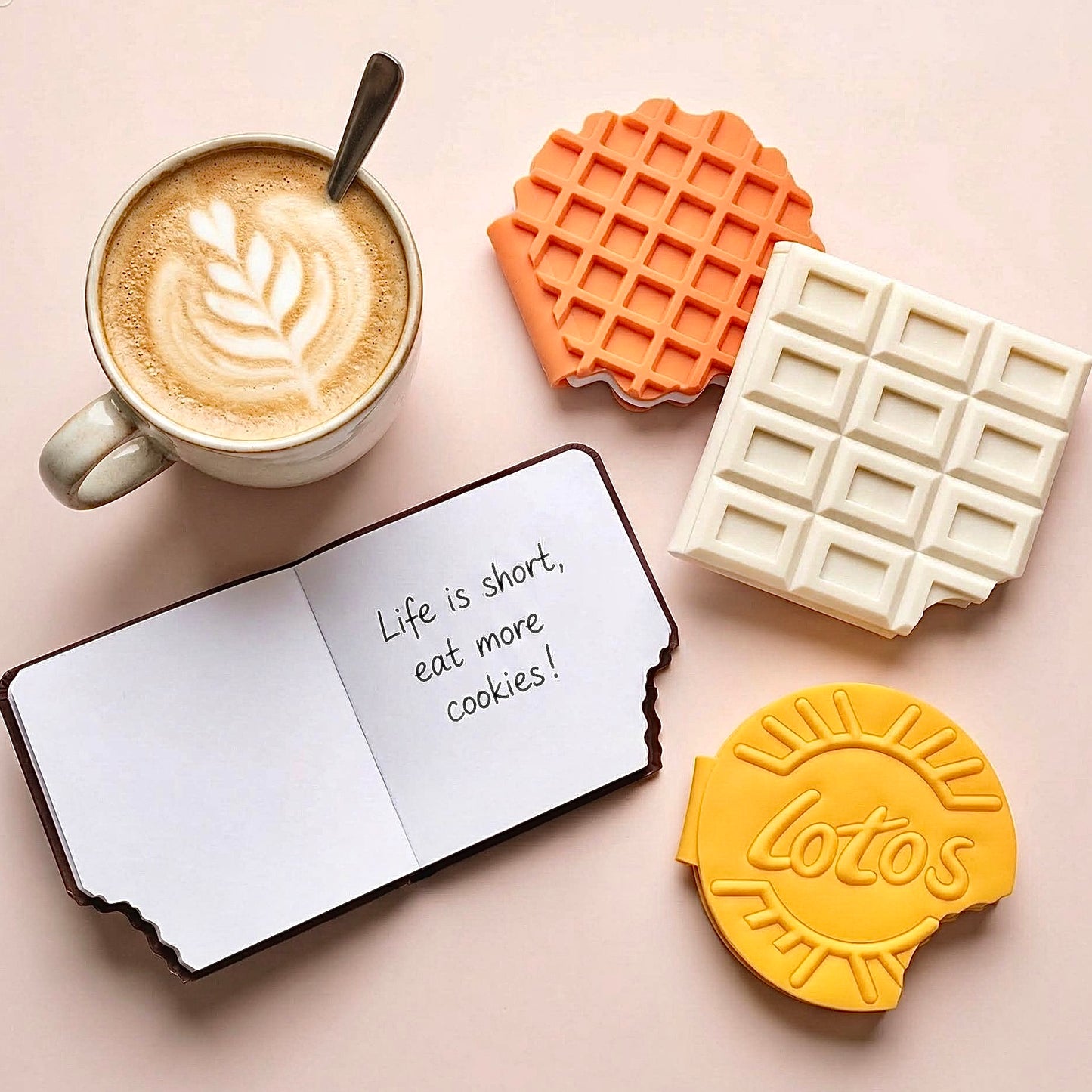 Memo Pad | Chocolate & Cookie Bite - Mini Notepad | With Chocolate Scent!