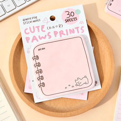 Spiral Pet Doodle Sticky Notes