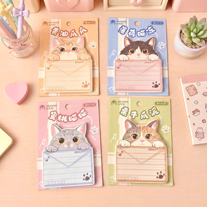 Kitty Post Office Sticky Notes