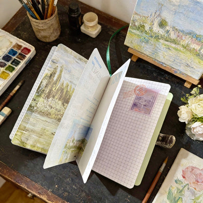 Hardcover | Colorful Sheets Notebook | Van Gogh and Monet Masterpiece Series