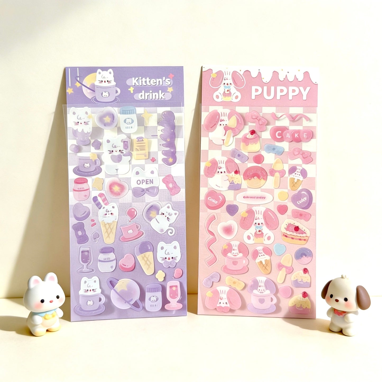 Korean-Style Soft Aesthetic Stickers