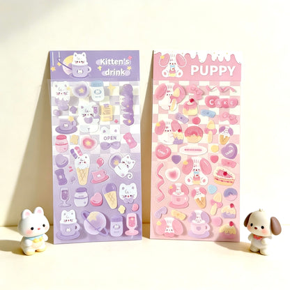 Korean-Style Soft Aesthetic Stickers