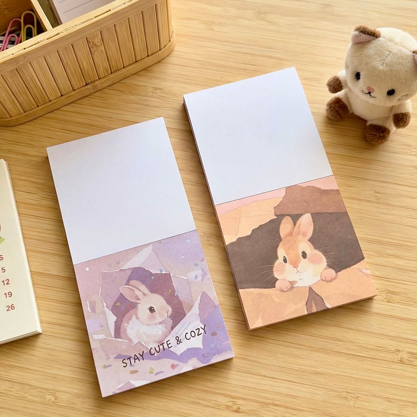Trio Memo Pad Set - Peek-A-Boo Critters Series