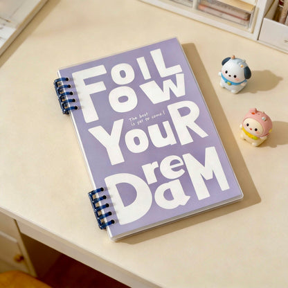 A5 | Matte PP Cover | Love and Peace Series Creative Binder Notebook