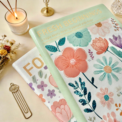 A5 | Soft PU Leather Cover | Vintage Floral Series