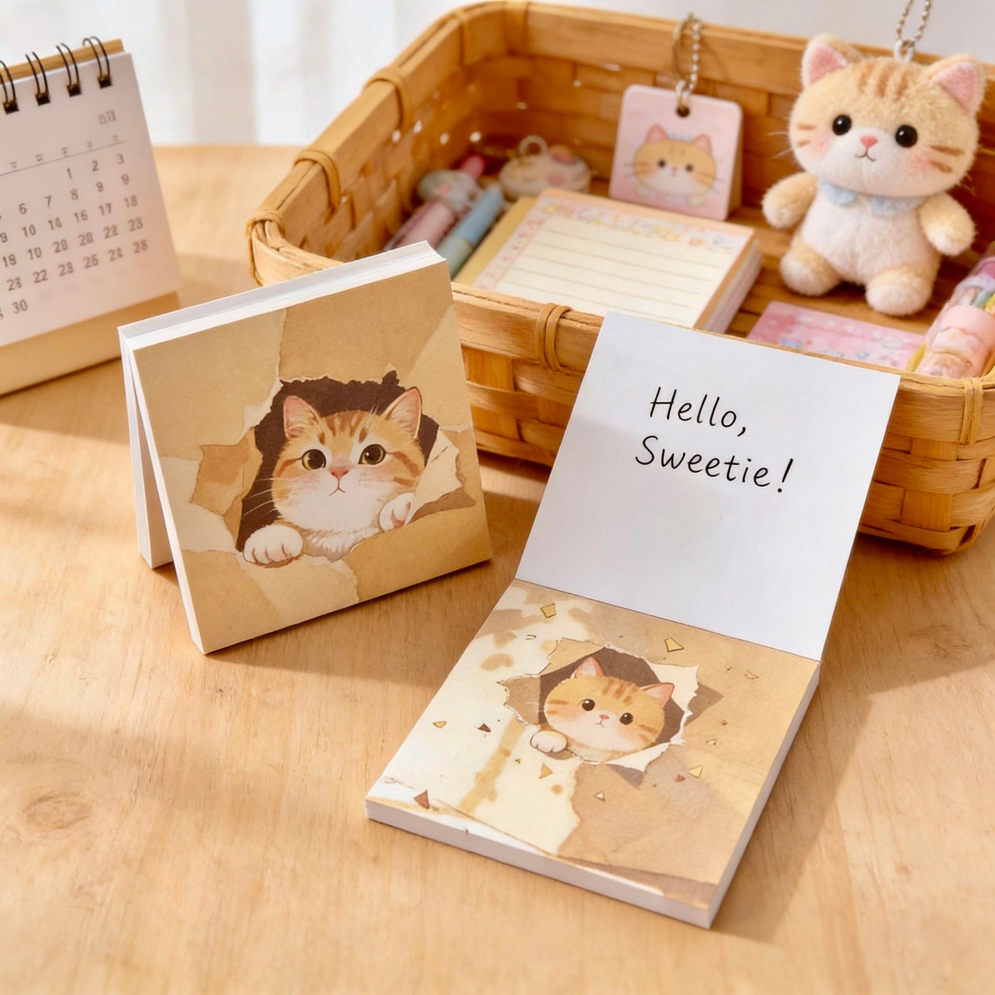 Trio Memo Pad Set - Peek-A-Boo Critters Series