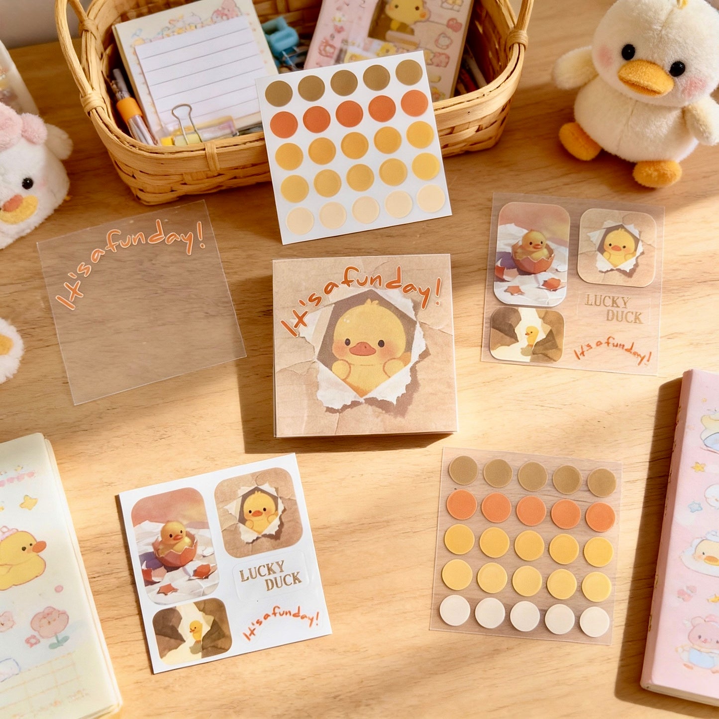 Trio Memo Pad Set - Peek-A-Boo Critters Series