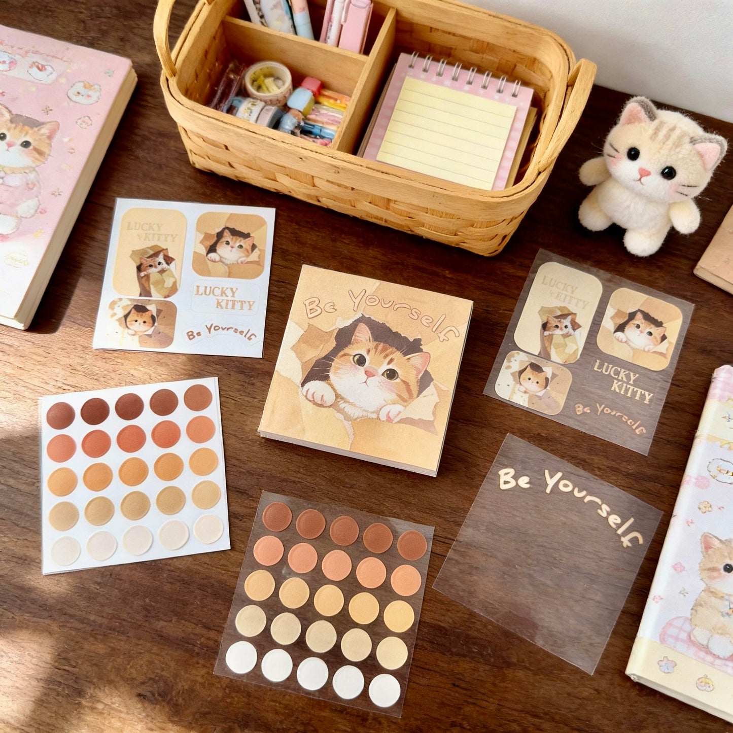 Trio Memo Pad Set - Peek-A-Boo Critters Series