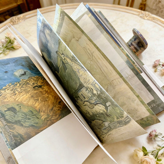 Hardcover | Colorful Sheets Notebook | Van Gogh and Monet Masterpiece Series