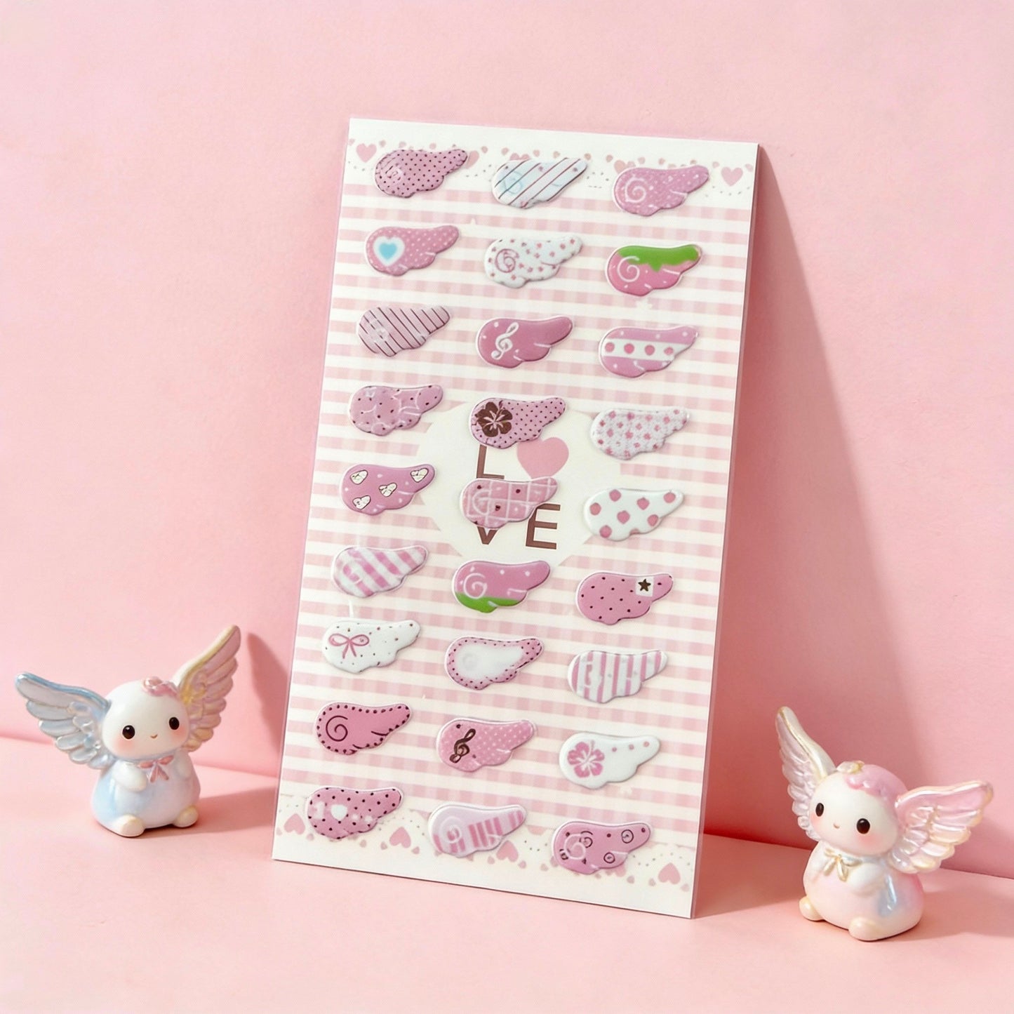 3D Puffy Foam Stickers | Wings of Solitude