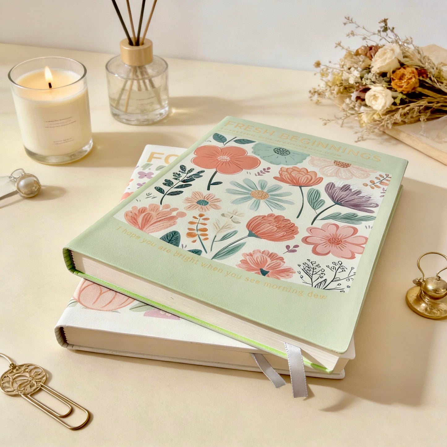 A5 | Soft PU Leather Cover | Vintage Floral Series