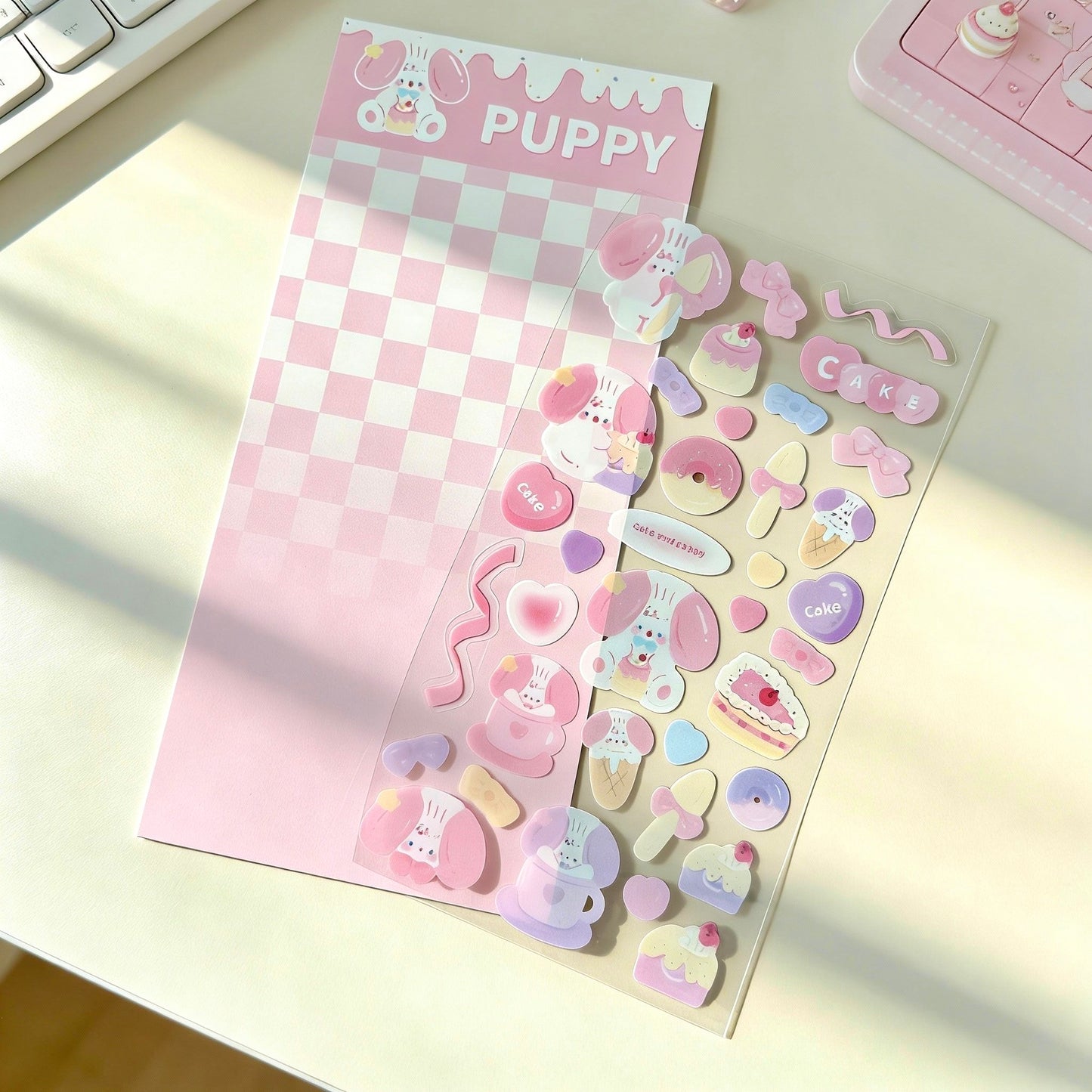Korean-Style Soft Aesthetic Stickers