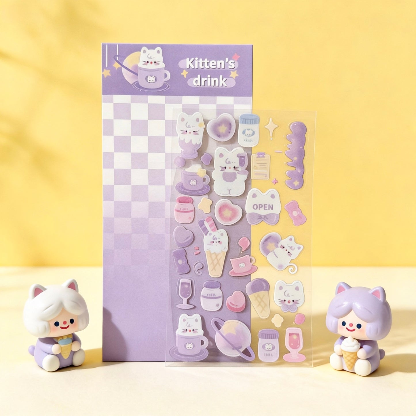 Korean-Style Soft Aesthetic Stickers