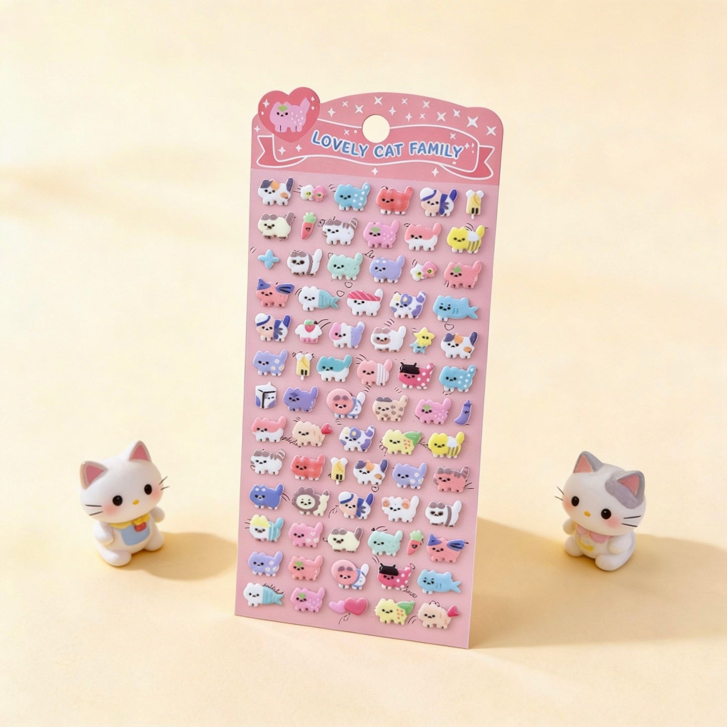 3D Puffy Foam Stickers | Korean-style Mini Tiny Cuties