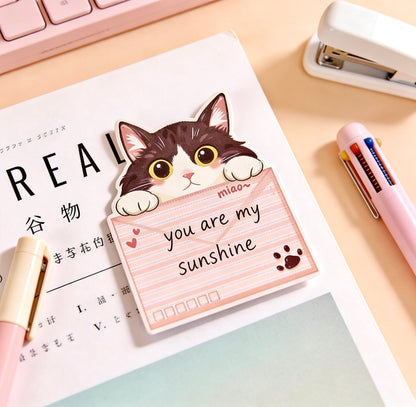 Kitty Post Office Sticky Notes