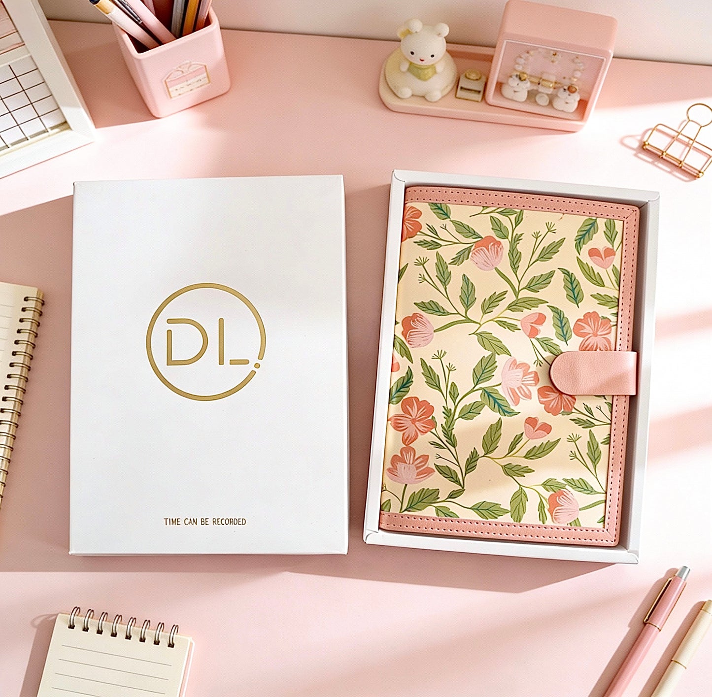 A5 | PU Leather Hardcover | Royal Botanical Series Notebook with Magnetic Closure