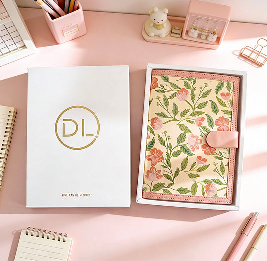 A5 | PU Leather Hardcover | Royal Botanical Series Notebook with Magnetic Closure