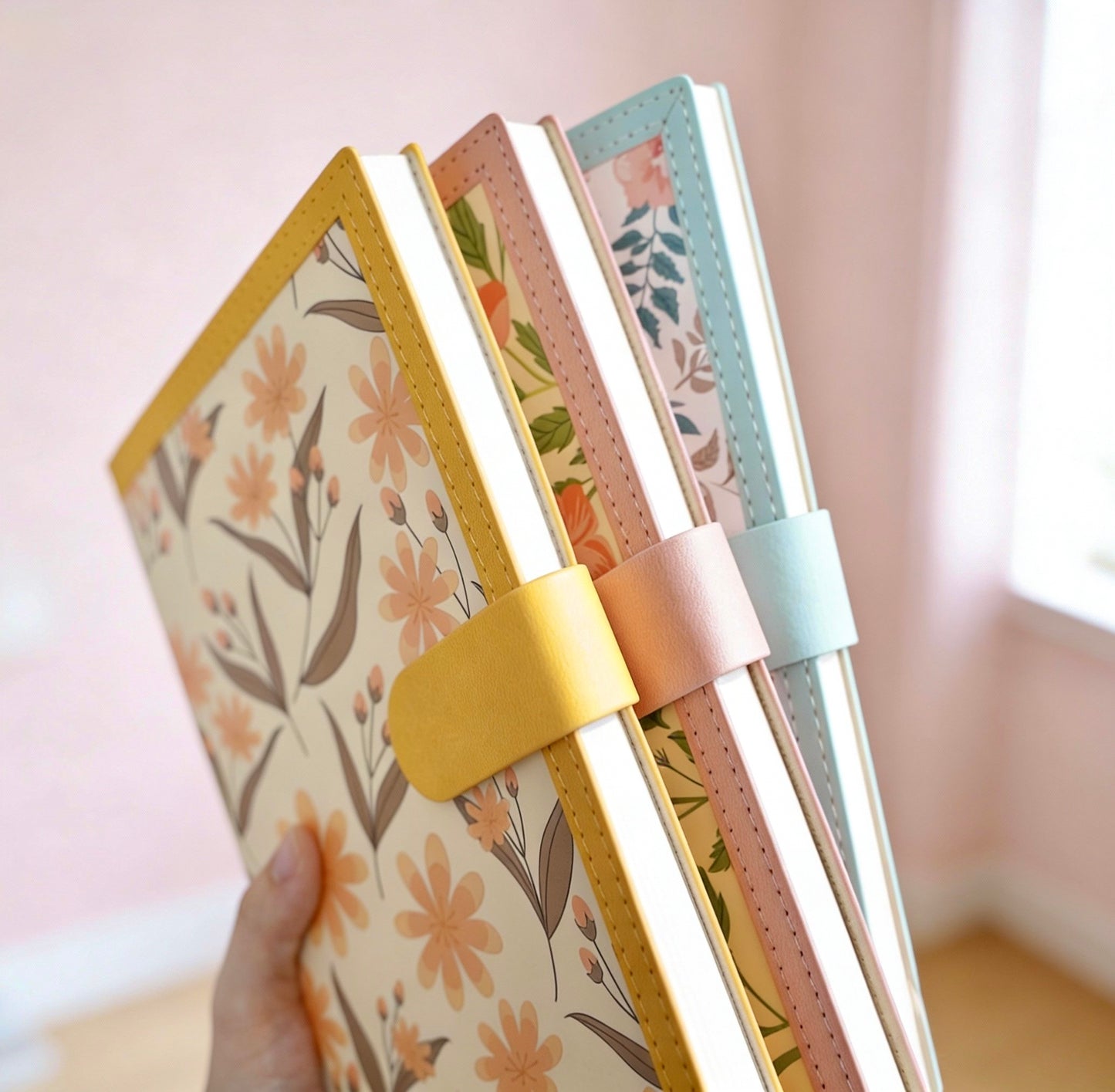 A5 | PU Leather Hardcover | Royal Botanical Series Notebook with Magnetic Closure