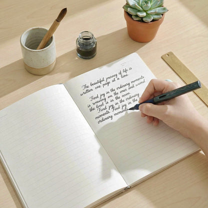 A5 | PU Leather Hardcover | Royal Botanical Series Notebook with Magnetic Closure