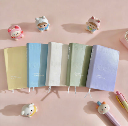 Pocket-Sized  | Soft PU Leather | Super Thick Brick Series Blank Notebook