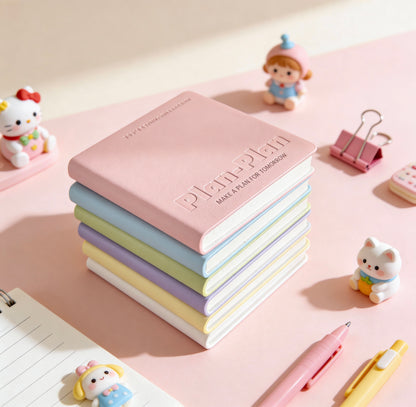 Pocket-Sized Soft PU Leather | Dreamy CUBE Journal book