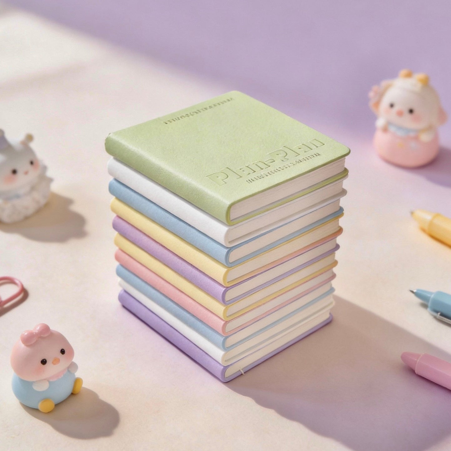 Pocket-Sized Soft PU Leather | Dreamy CUBE Journal book