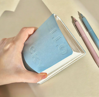 Pocket-Sized  | Soft PU Leather | Super Thick Brick Series Blank Notebook